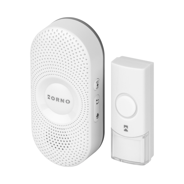 LONGA AC wireless mains-powered doorbell with learning system, 36 sounds, 300m LONGA AC wireless mains-powered doorbell with learning system, 36 sounds, 300m